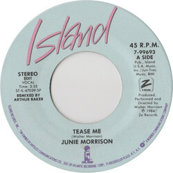 Junie Morrison Tease Me USED VINYL 7INCH 45 RPM SINGLE STEREO