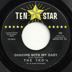 The TKO's Dancing With My Baby USED VINYL 7INCH 45 RPM STYRENE