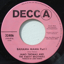 Jamo Thomas / The Party Brothers Bahama Mama USED VINYL 7INCH 45 RPM PROMO