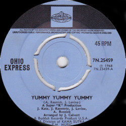 Ohio Express Yummy Yummy Yummy USED VINYL 7INCH 45 RPM SINGLE