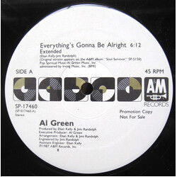 Al Green Everything's Gonna Be Alright VINYL 12" USED