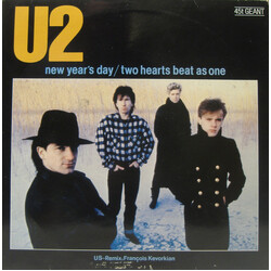 U2 New Year's Day / Two Hearts Beat As One USED VINYL 12INCH 45 RPM MAXI-SINGLE