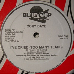 Cory Daye I've Cried (Too Many Tears) VINYL 12" USED
