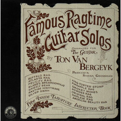 Ton Van Bergeijk Famous Ragtime Guitar Solos Vinyl LP USED