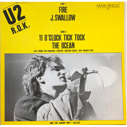U2 R.O.K. USED VINYL 12INCH 45 RPM MAXI-SINGLE REISSUE