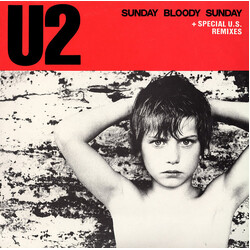 U2 Sunday Bloody Sunday USED VINYL 12INCH 45 RPM MAXI-SINGLE STEREO