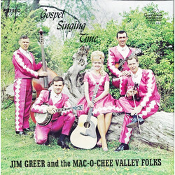 Jim Greer And The Mac-O-Chee Valley Folks Gospel Singing Time Vinyl LP USED