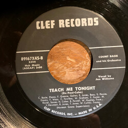 Count Basie Orchestra / Joe Williams My Baby Upsets Me / Teach Me Tonight USED VINYL 7INCH SINGLE 45 RPM