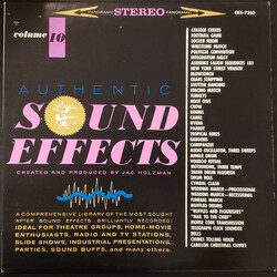 Jac Holzman Authentic Sound Effects Volume 10 Vinyl LP USED