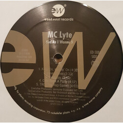 MC Lyte Bad As I Wanna Be Vinyl LP USED