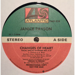 Janice Payson Changes Of Heart VINYL 12" USED