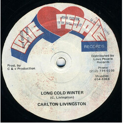 Carlton Livingston Long Cold Winter Vinyl 12" USED