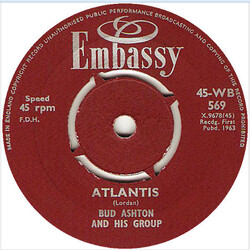 Bud Ashton And His Group / Hank Rogers Atlantis / Deck Of Cards USED VINYL 7INCH SINGLE 45 RPM