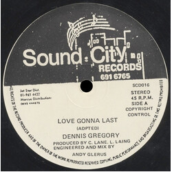 Dennis Gregory Love Gonna Last Vinyl 12" USED