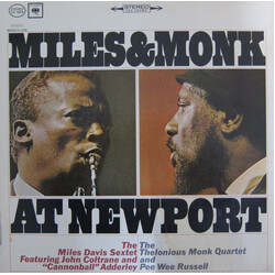 The Miles Davis Sextet / The Thelonious Monk Quartet Miles & Monk At Newport Vinyl LP USED