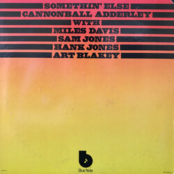 Cannonball Adderley / Miles Davis / Sam Jones / Hank Jones / Art Blakey Somethin' Else Vinyl LP USED