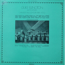 Duke Ellington And His Orchestra Carnegie Hall Concert 1948 - Vol. 2 Vinyl LP USED