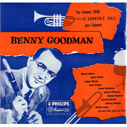 Benny Goodman The Famous 1938 Carnegie Hall Jazz Concert Vinyl LP USED