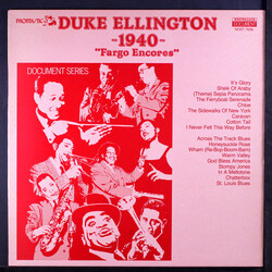 Duke Ellington 1940 "Fargo Encores" Vinyl LP USED