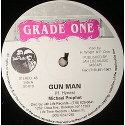 Michael Prophet / Shoamari / Wayne Jarrett Gun Man / Me A Youth Man USED VINYL 12INCH 45 RPM