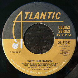 The Sweet Inspirations / Dusty Springfield Sweet Inspiration / A Brand New Me USED VINYL 7INCH 45 RPM SINGLE