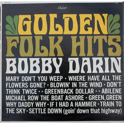 Bobby Darin Golden Folk Hits Vinyl LP USED
