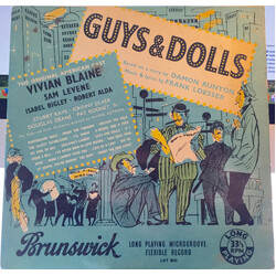 Feuer & Martin / Frank Loesser / "Guys & Dolls" Original Broadway Cast Guys And Dolls Vinyl LP USED