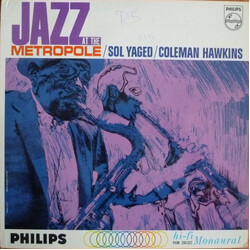 Sol Yaged / Coleman Hawkins Jazz At The Metropole Vinyl LP USED