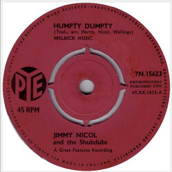 Jimmy Nicol & The Shubdubs Humpty Dumpty USED VINYL 7INCH 45 RPM
