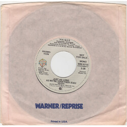 Prince Just As Long As We're Together USED VINYL 7INCH PROMO