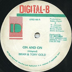 Brian & Tony Gold / Malibu (6) On And On / Tell Me Darling USED VINYL 12INCH