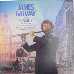 Carl Stamitz / Carl Philipp Emanuel Bach / James Galway / Irish Chamber Orchestra / André Prieur Two Concertos / Unaccompanied Sonata Vinyl LP USED