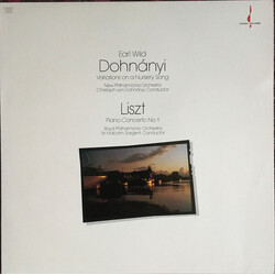 Earl Wild / Ernst von Dohnányi / Franz Liszt Variations On A Nursery Song / Piano Concerto No. 1 Vinyl LP USED