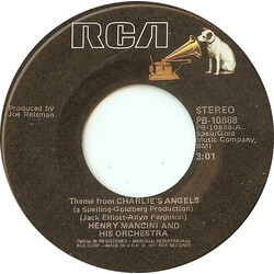 Henry Mancini And His Orchestra Theme From Charlie's Angels USED VINYL 7INCH 45 RPM STEREO