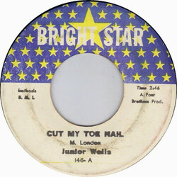 Junior Wells Cut My Toe Nail / I'm Losing You USED VINYL 7INCH 45 RPM SINGLE