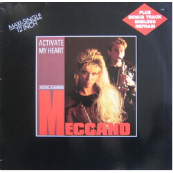 Meccano (3) Activate My Heart USED VINYL 12INCH MAXI-SINGLE 45 RPM