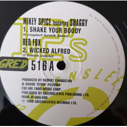 Mikey Spice / Shaggy / Red Fox (2) / Private P / Big Yard Crew Shake Your Boody / Wicked Alfred / Woman You Look Good Vinyl 12" USED