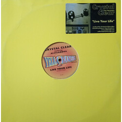 Crystal Clear / Alessandra Live Your Life USED VINYL 12INCH 33 S RPM