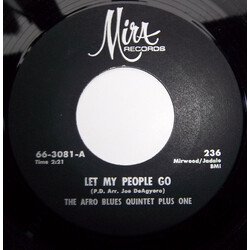 The Afro Blues Quintet Plus One Let My People Go / Afro-Rock USED VINYL 7INCH 45 RPM