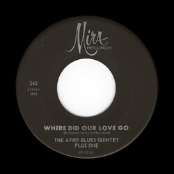 The Afro Blues Quintet Plus One Where Did Our Love Go / La La La La La VINYL 7" USED