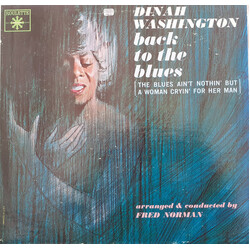 Dinah Washington Back To The Blues Vinyl LP USED