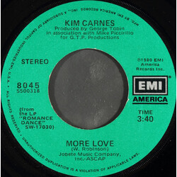 Kim Carnes More Love USED VINYL 7INCH 45 RPM SINGLE STEREO