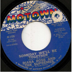 The Supremes Someday We'll Be Together / He's My Sunny Boy USED VINYL 7INCH 45 RPM SINGLE STYRENE MONO