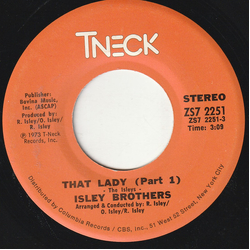 The Isley Brothers That Lady USED VINYL 7INCH 45 RPM SINGLE STEREO