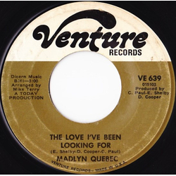 Madelyn Quebec The Love I've Been Looking For Vinyl 7" USED
