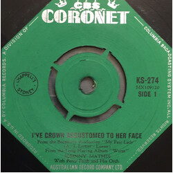 Johnny Mathis I've Grown Accustomed To Her Face USED VINYL 7INCH 45 RPM SINGLE