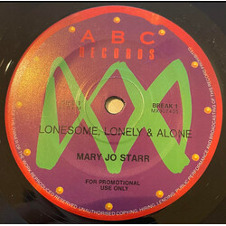Mary-Jo Starr / The Danglin' Bros Lonesome, Lonely & Alone USED VINYL 7INCH 45 RPM SINGLE PROMO