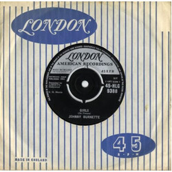 Johnny Burnette Girls USED VINYL 7INCH 45 RPM SINGLE