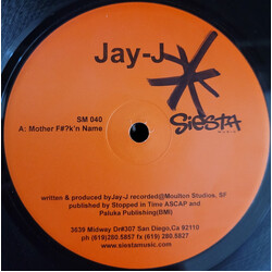 Jay-J Mother F#?k'n Name USED VINYL 12INCH 45 RPM