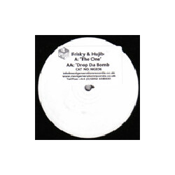Frisky & Hujib The One / Drop Da Bomb USED VINYL 12INCH ADVANCE WHITE LABEL